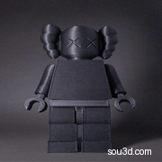 Kaws x 乐高风格模型