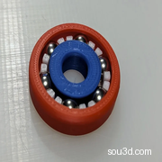 球轴承 Ø10xØ35x10mm 带8mm钢球