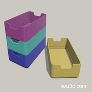 简易可堆叠托盘 10x6厘米