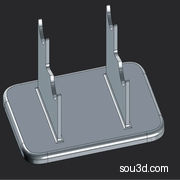 Double Lightsaber Stand