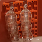 双瓶葡萄酒玻璃架