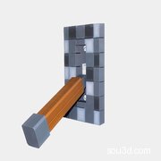 Minecraft 单杆墙壁开关