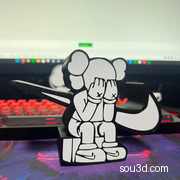 Kaws Nike 灯箱