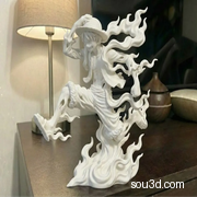 蒙奇·D·路飞 - 海贼王 - 战斗雕像