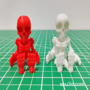 可爱骷髅冰箱磁贴