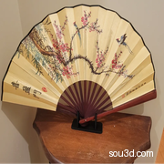 折叠亚洲扇子展示架
