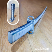 不锈钢武士刀（一体打印）