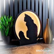 缅因猫LED灯