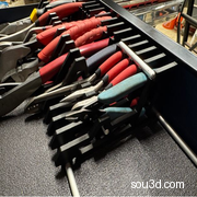 轨道夹工具组织器（钳子收纳架）