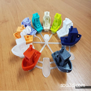 汤姆的3DBenchy舵架V2 (可放12艘船)