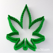 大麻叶饼干模具