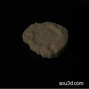 火星古谢夫陨石坑模型