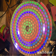 WS2812 LED灯带螺旋支架